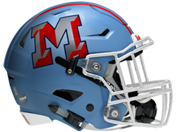 Monterey football helmet left